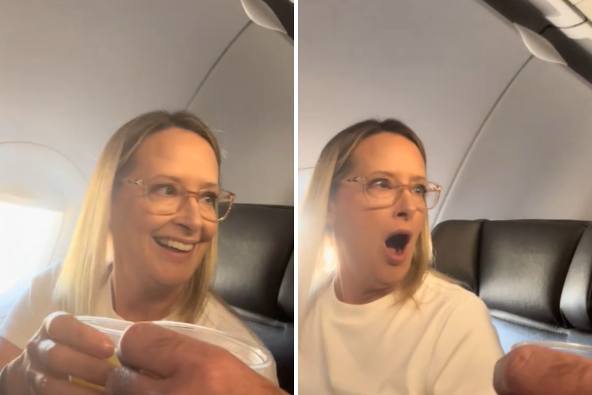 Jen Clement shocked at her fellow passenger