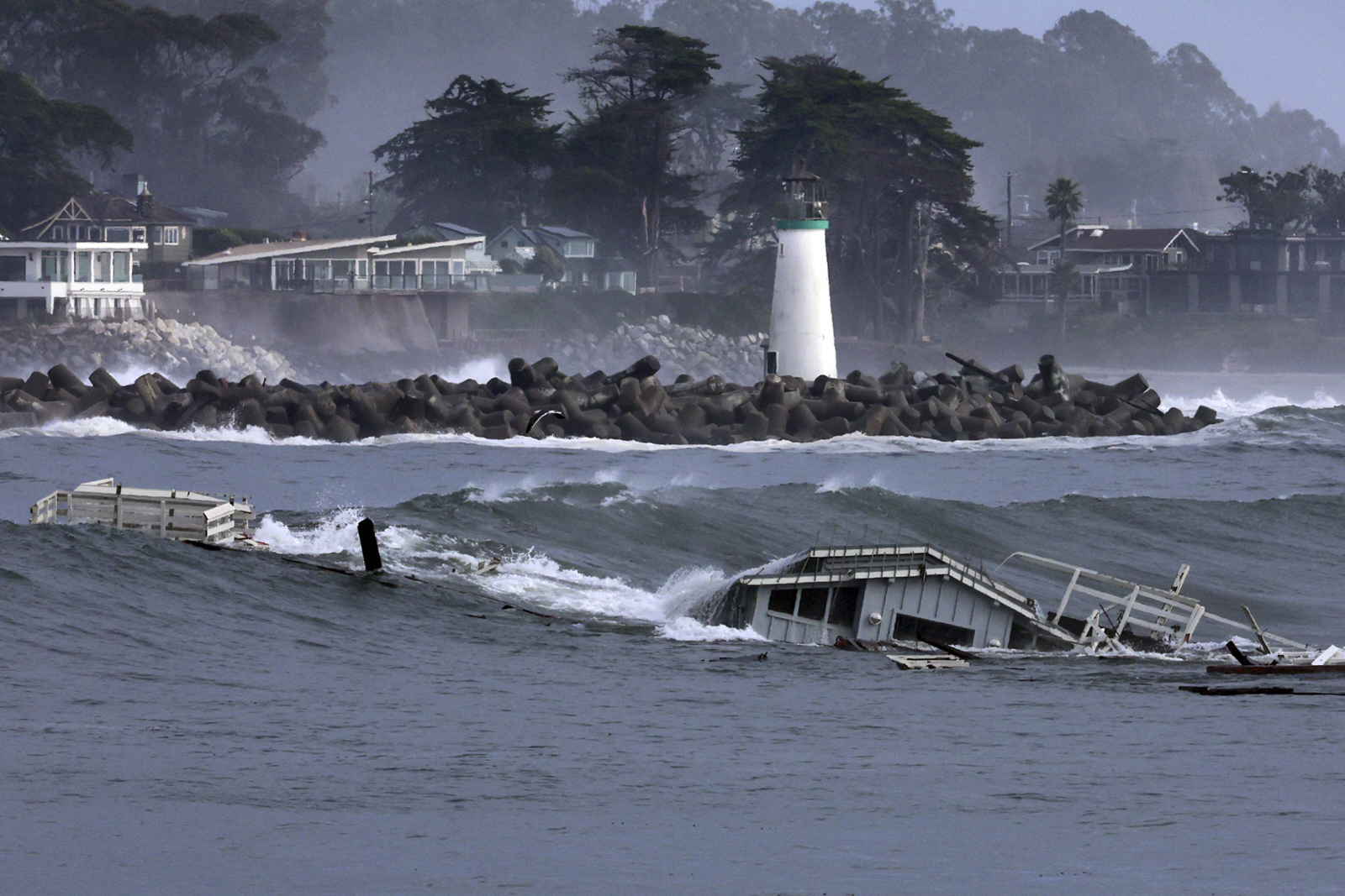 California Pier Collapse Video Shows Santa Cruz Wharf Partially Washed