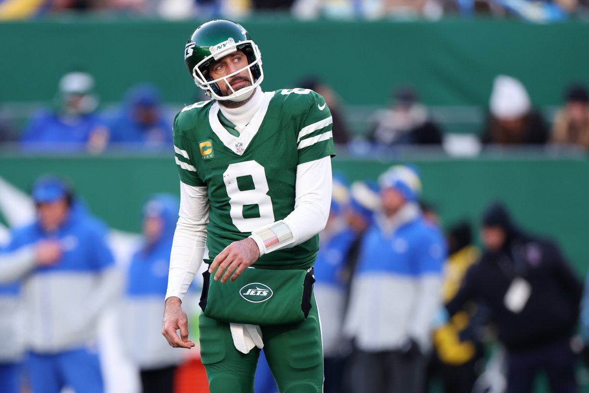 Jets quarterback Aaron Rodgers