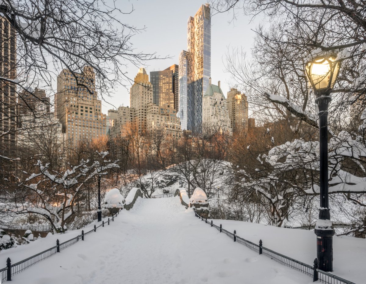 New York City White Christmas Fresh Snow