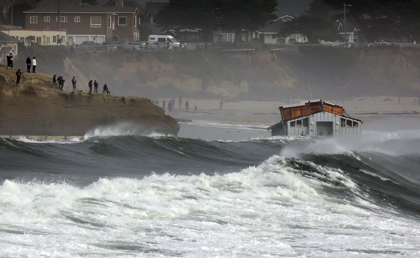 California high surf and flood warnings continue after pier collapse