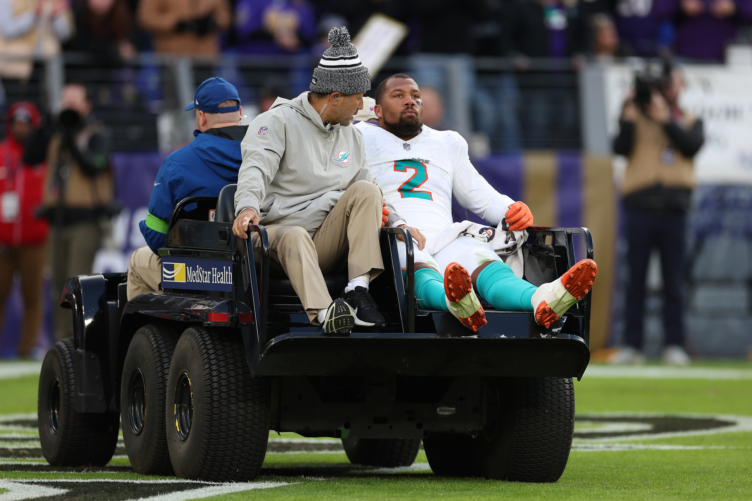 Dolphins' Bradley Chubb Will Not be Activated and Will Miss Entire 2024 Season