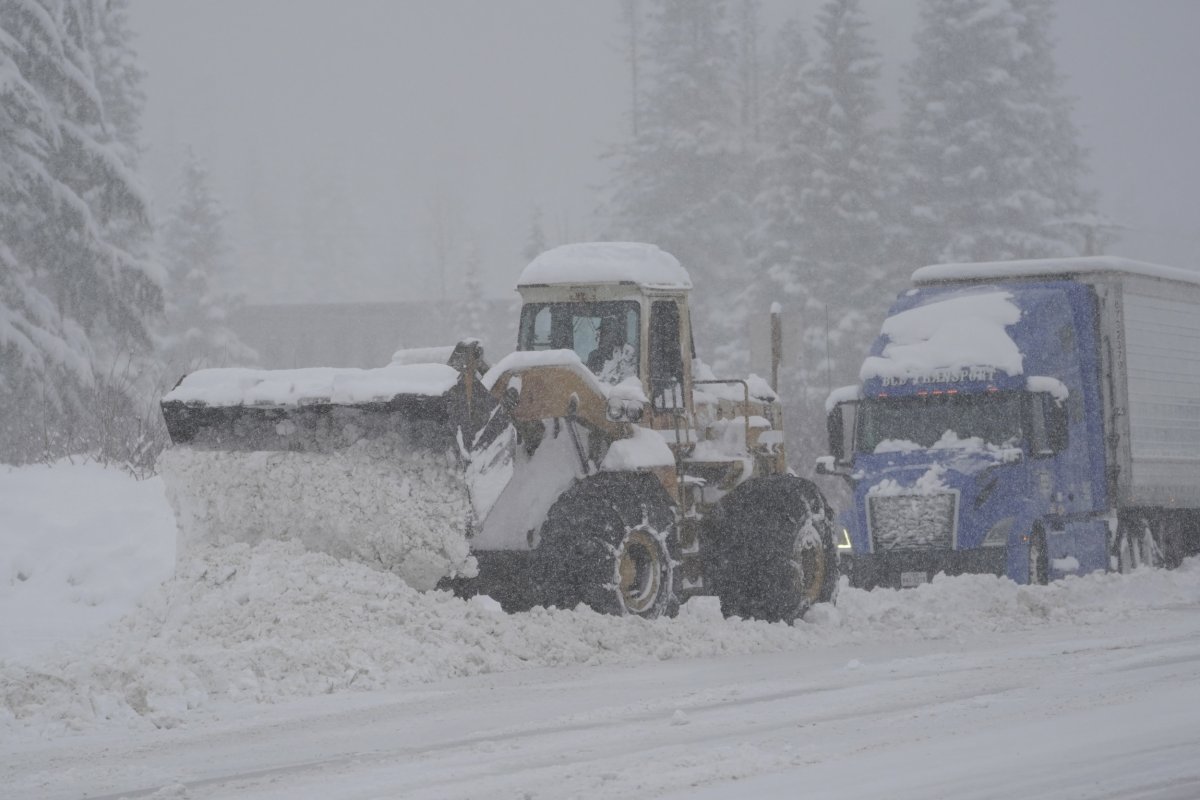 Snowy Conditions Washington