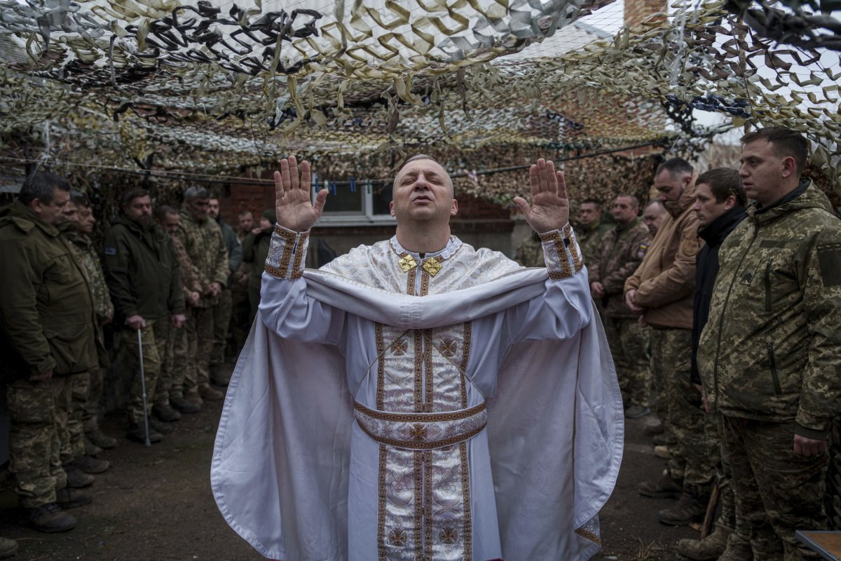 Ukranian Troops Christmas Day