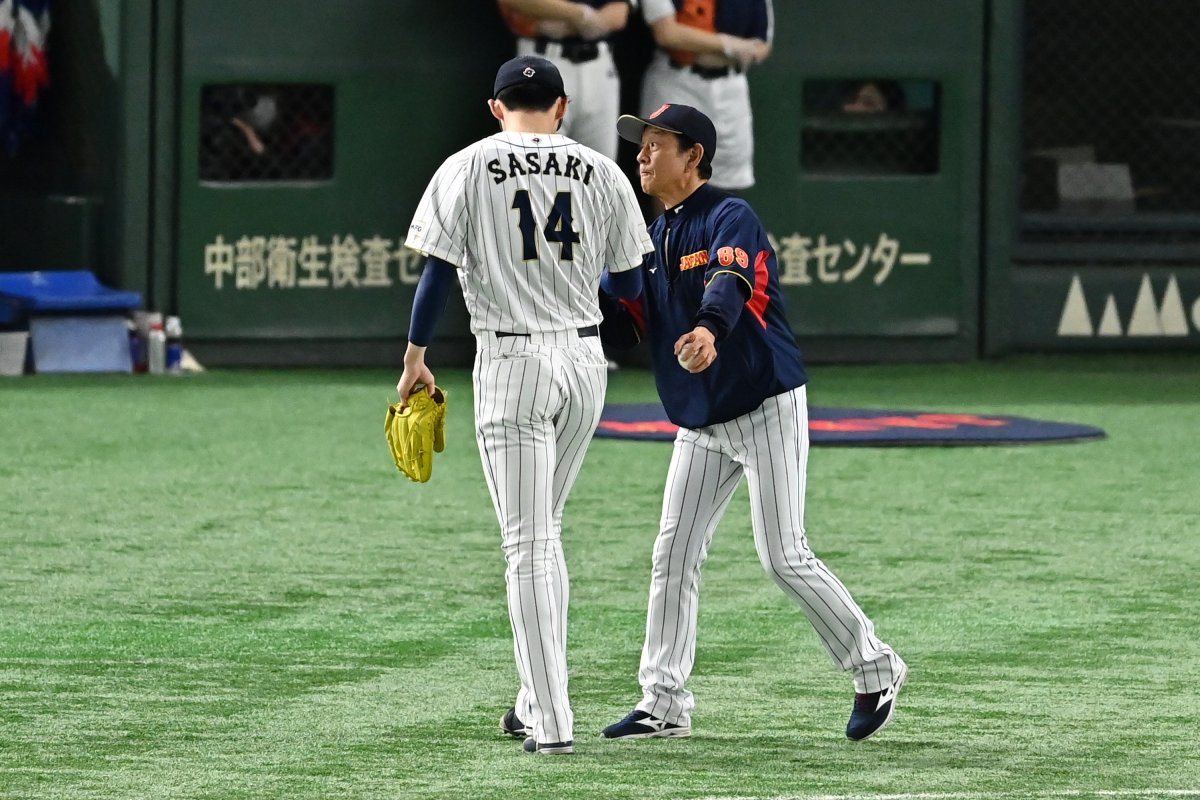 Pitcher Roki Sasaki