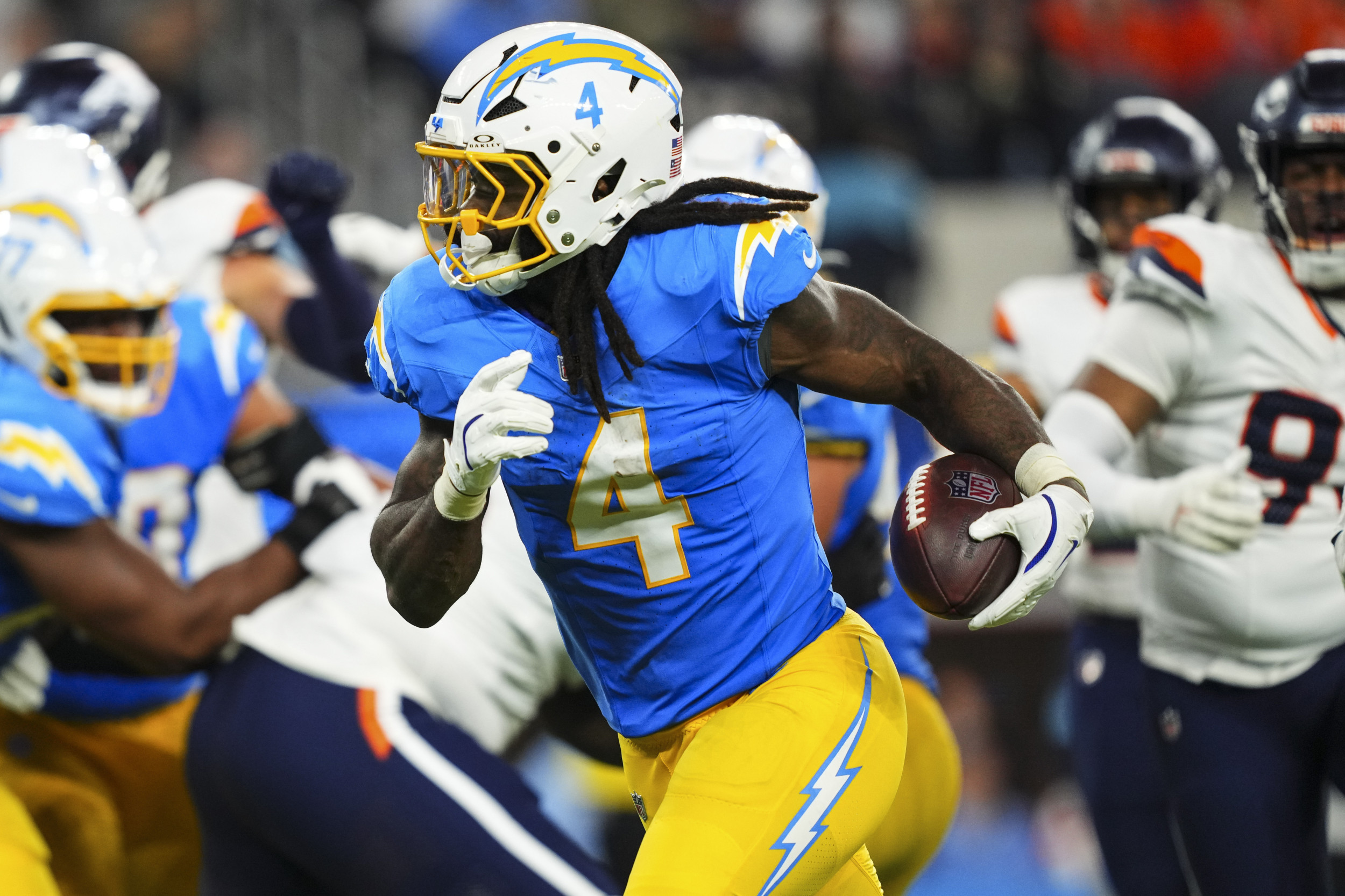 Chargers Rule Out Gus Edwards Well Ahead of Playoff Decider vs Patriots