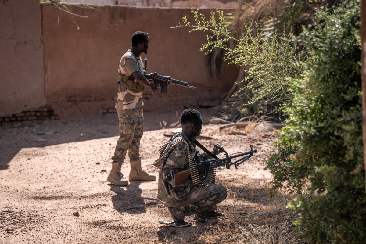 Sudan, Armed, Forces, patrol, Khartoum, North