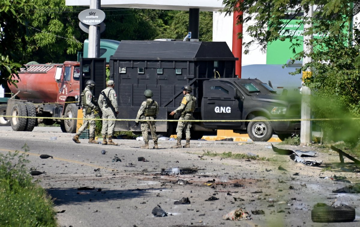 Mexico, army, after, battle, with, cartel