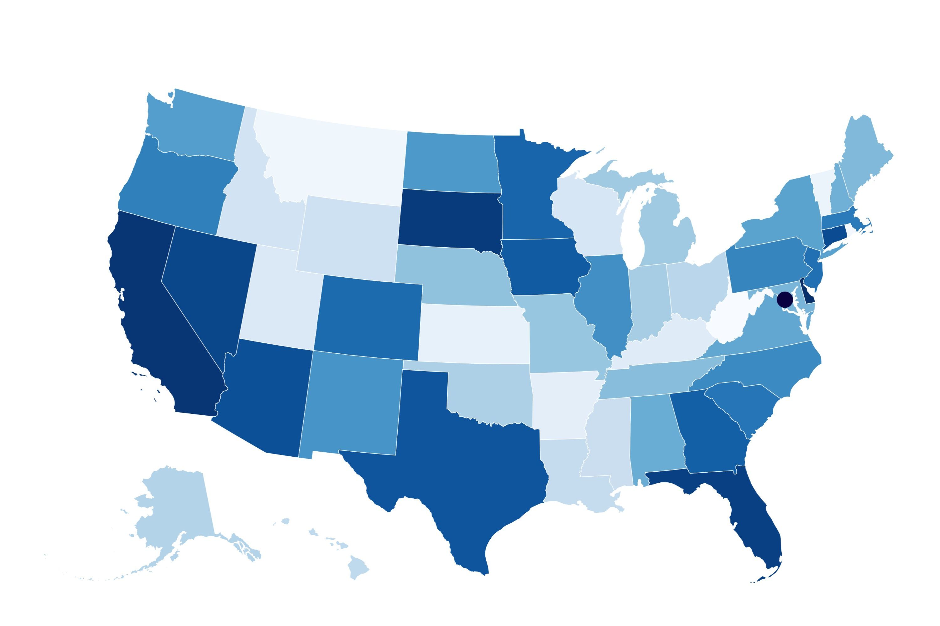 Map Shows States Most Vulnerable to Identity Theft and Fraud In 2025