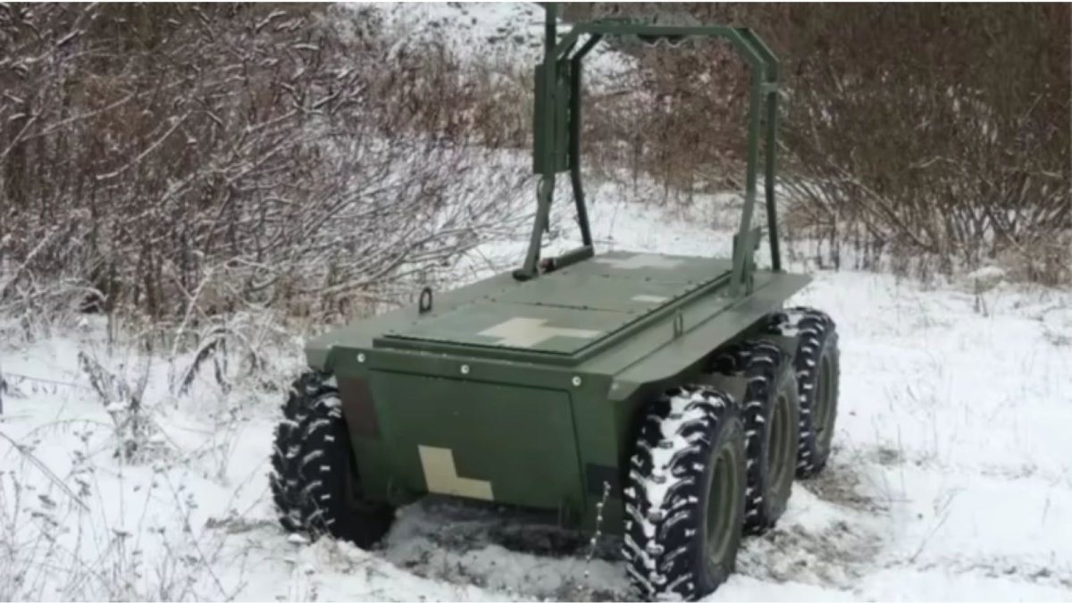 Ukraine frontline robot