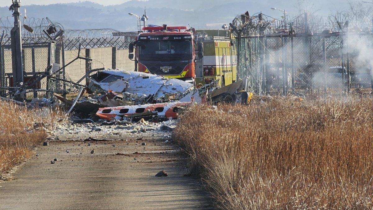 Incendio en el aeropuerto de Muan 