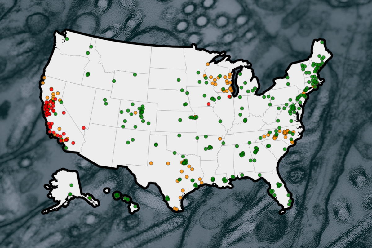 Bird Flu Wastewater Map Reveals Where in the US Virus Is Active - Newsweek