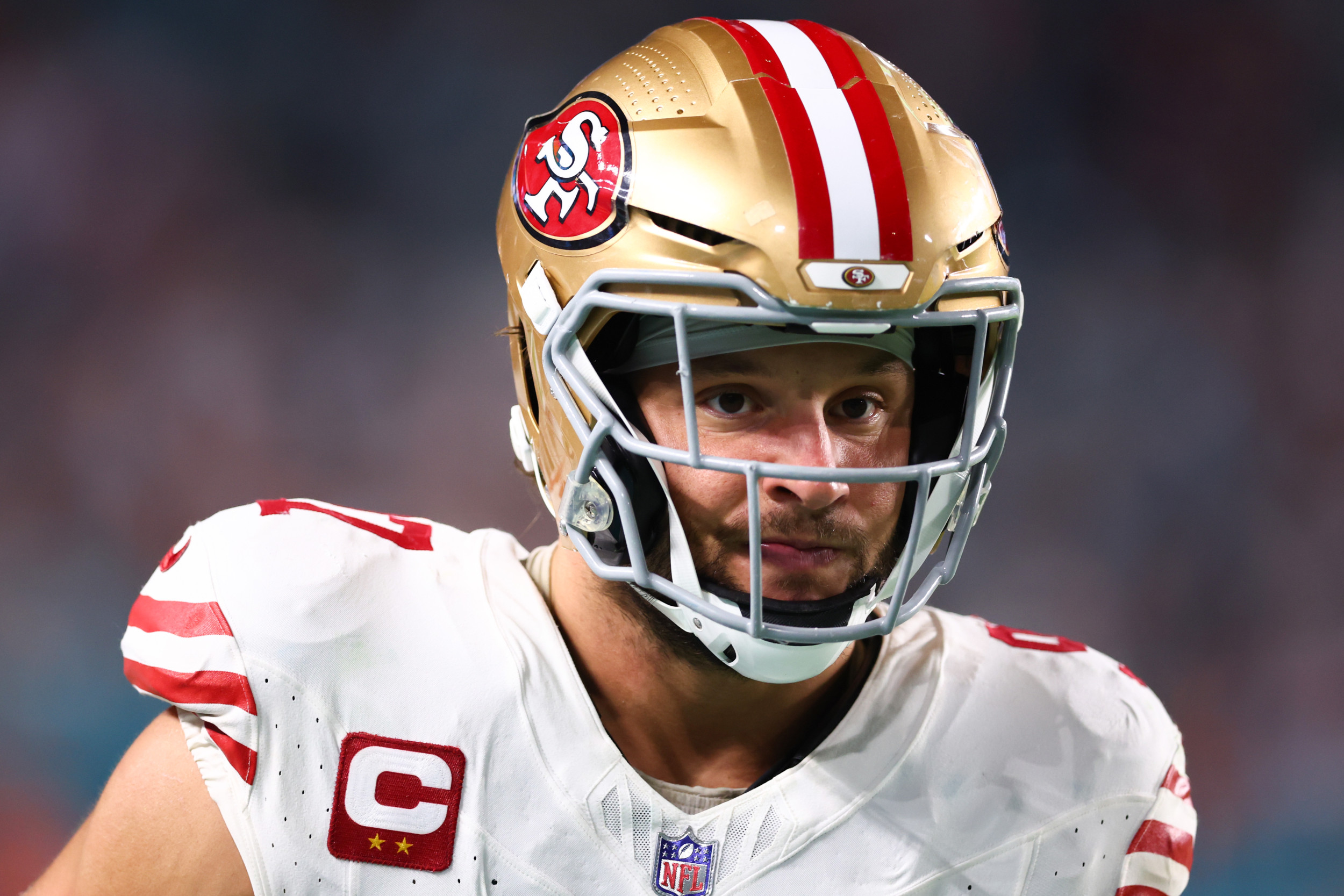 49ers Patriot Nick Bosa Injured Fighting for Victory