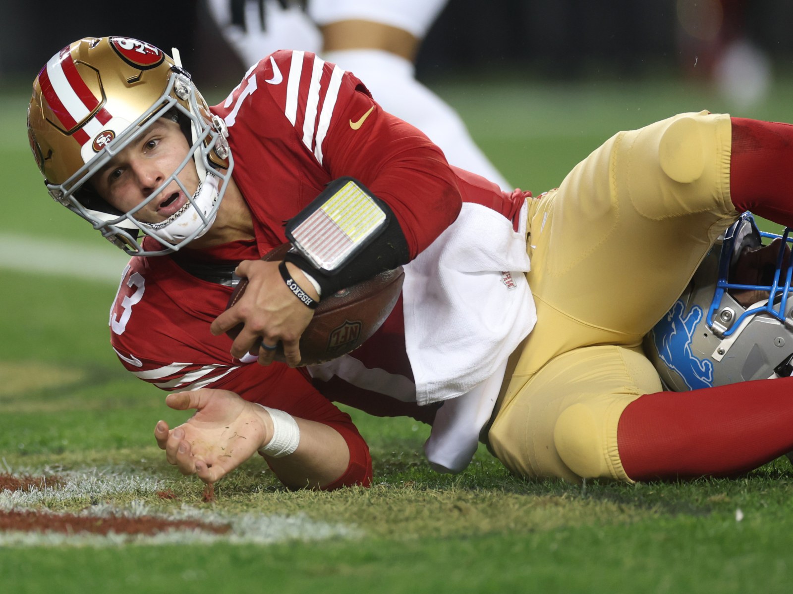 49ers QB Brock Purdy Provides Concerning Update on Elbow Injury Following Loss to Lions