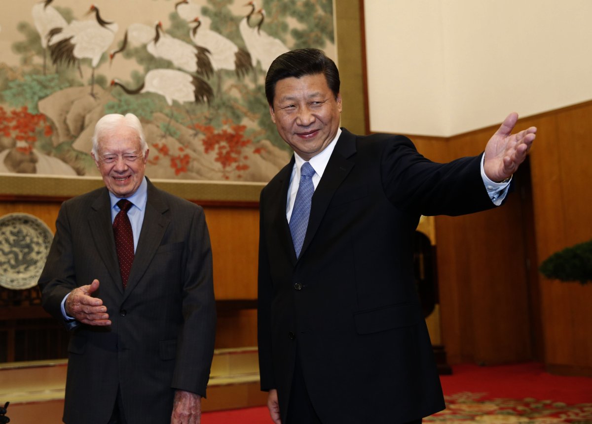 Jimmy Carter Meets Xi Jinping