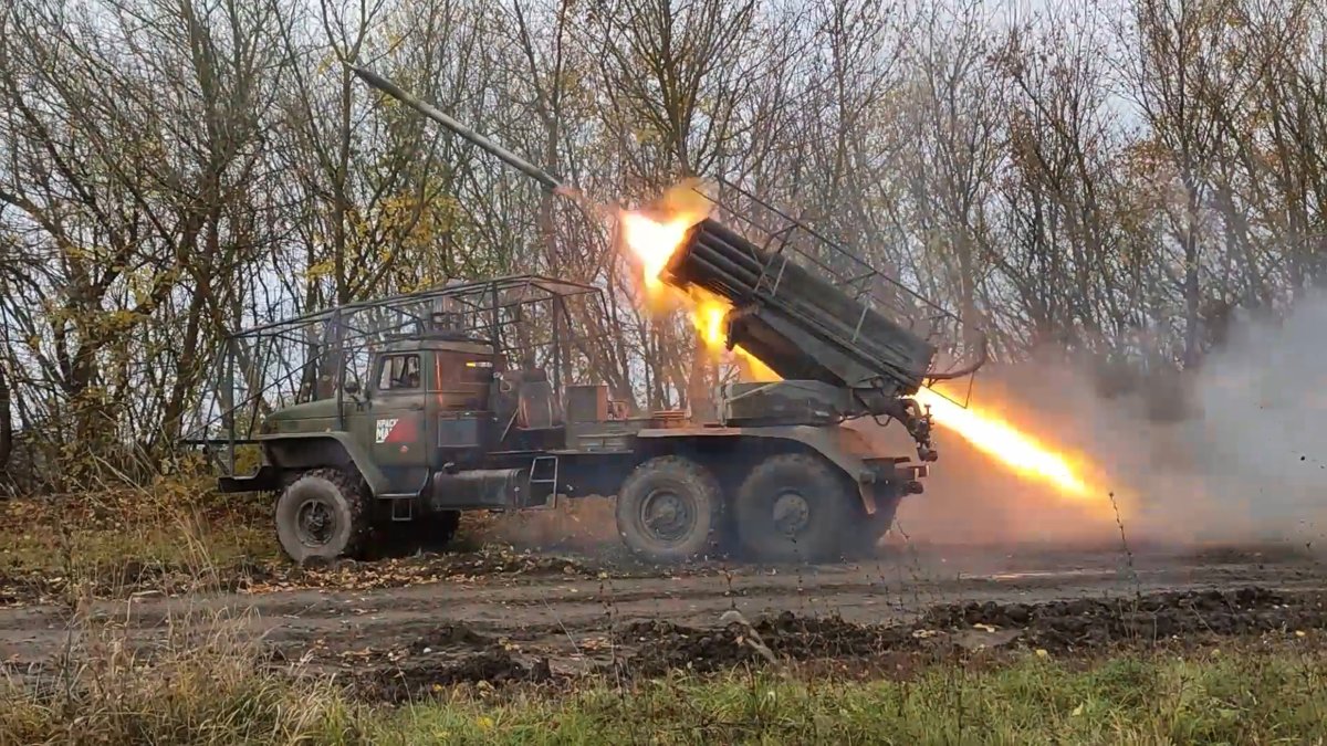 Russian 122 mm Rocket Launcher in Kursk