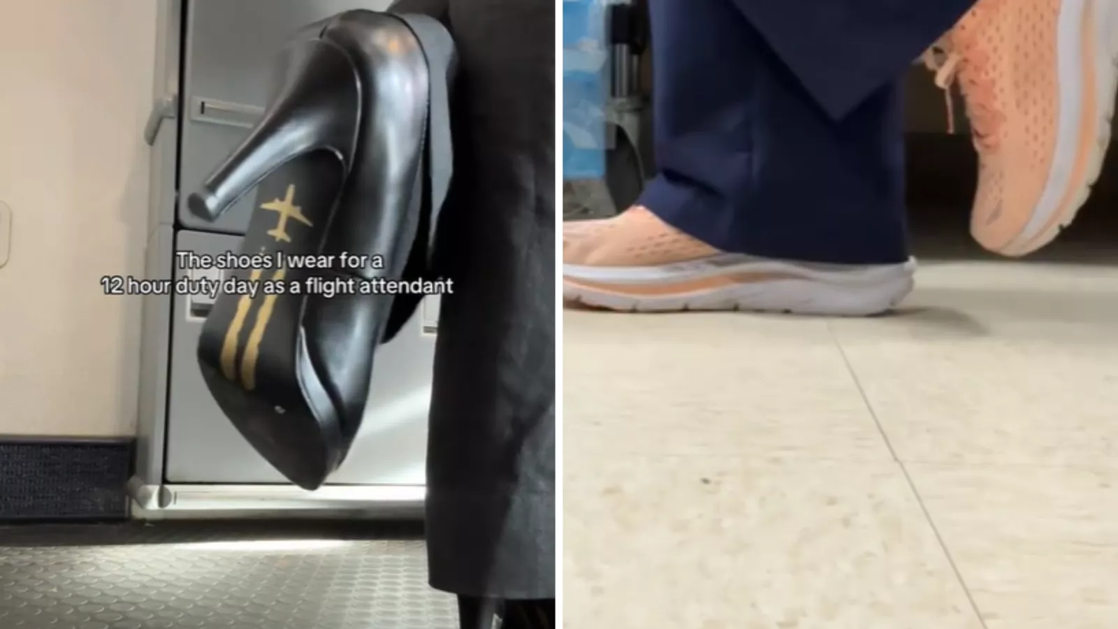 Flight attendant reveals 12-hour cabin outfit, no one prepared for it