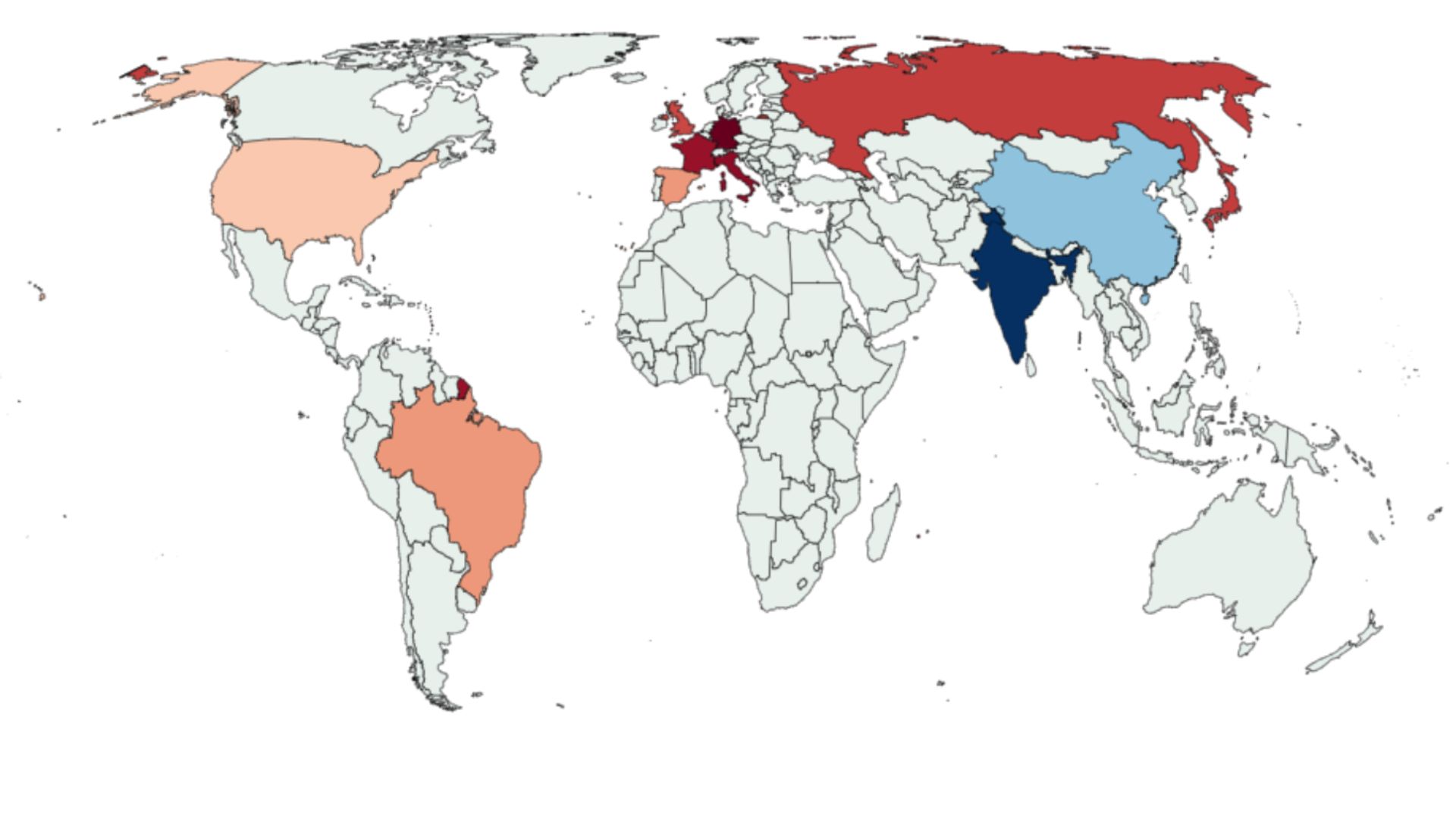 Economic Map Shows Countries With Fast, Slow Growth Forecast for 2025