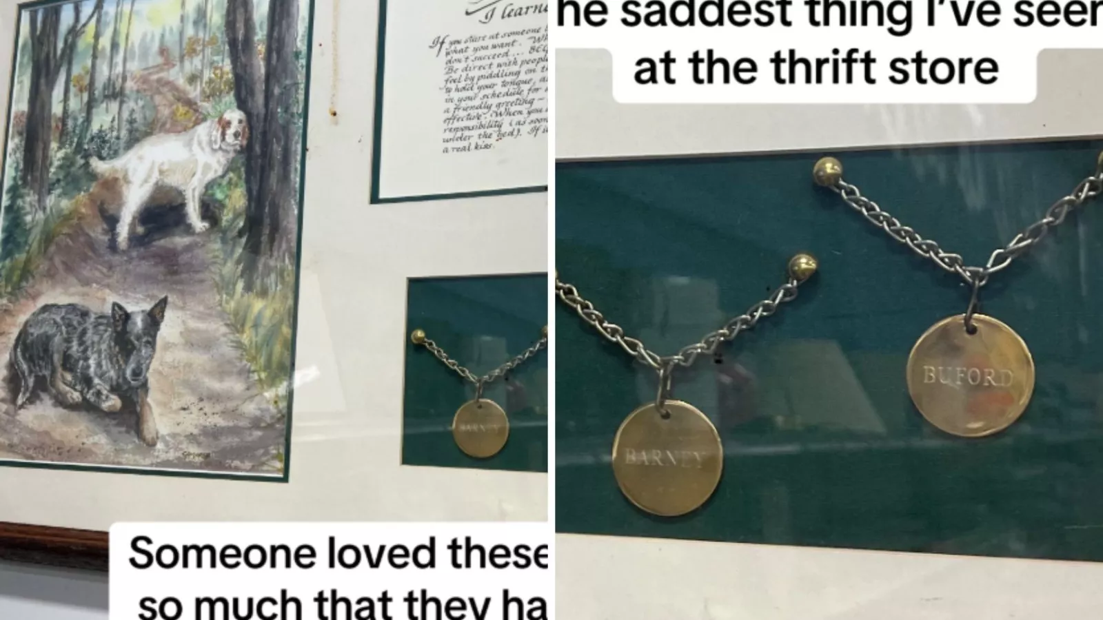 Tears as woman shares 'saddest thing' she ever found in a thrift shop