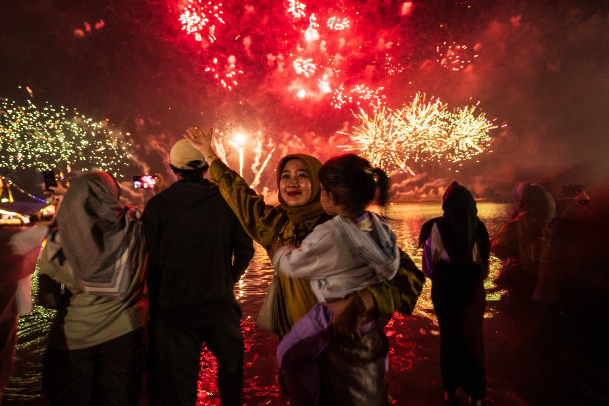 Jakarta New Year's 2025 Fireworks