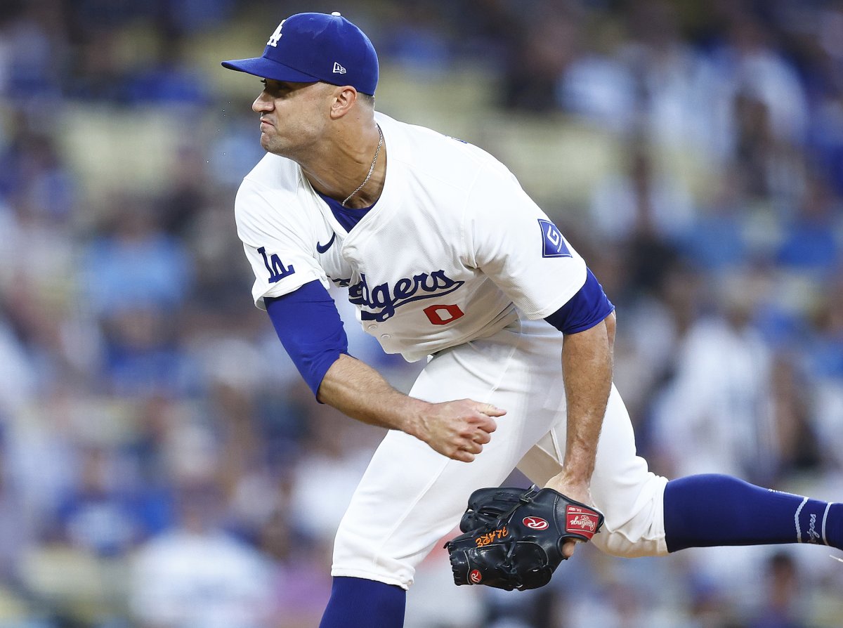 Los Angeles Dodgers pitcher Jack Flaherty