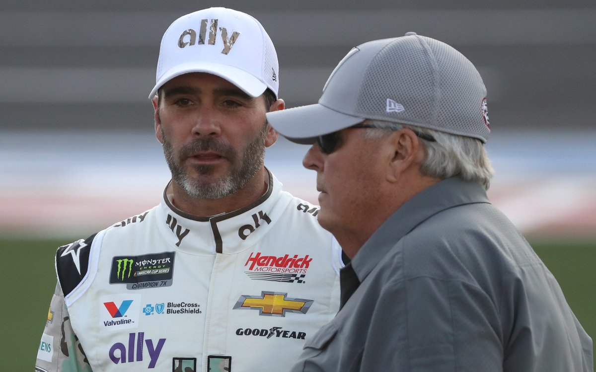 Jimmie Johnson and Rick Hendrick