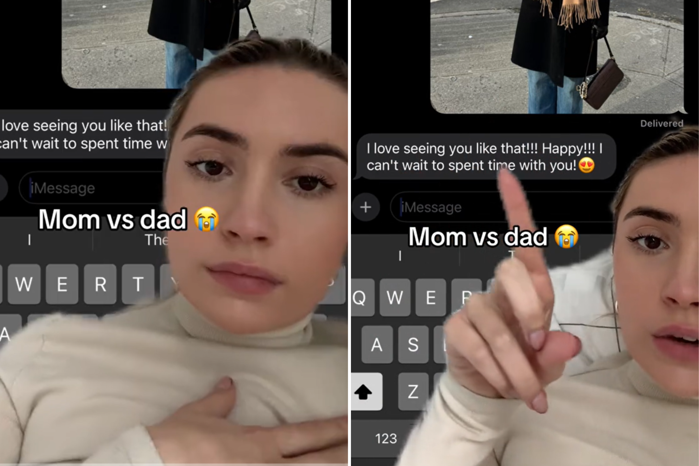 Hysterics Over Different Ways Mom and Dad Reply to Daughters Outfit Photo