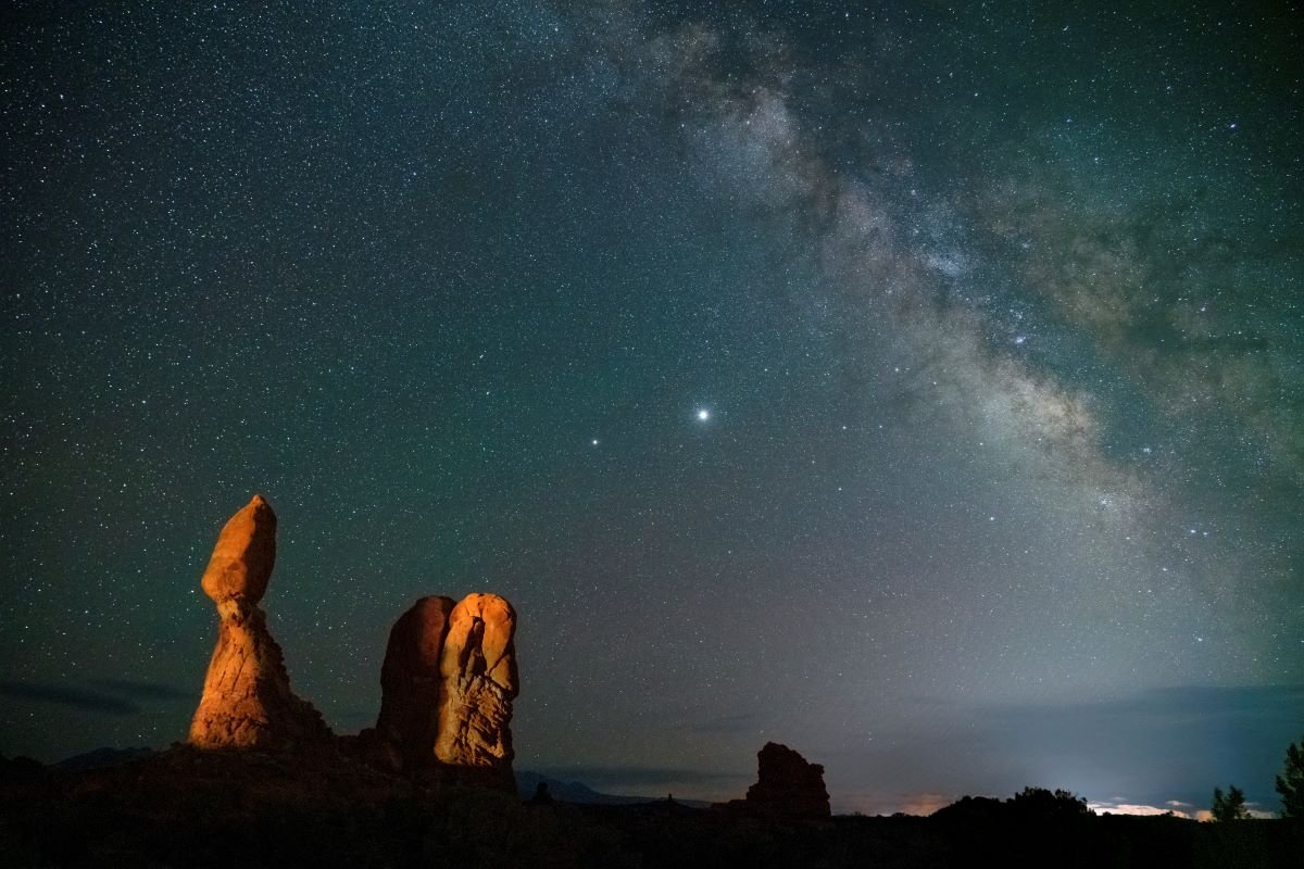 cielo nocturno de utah