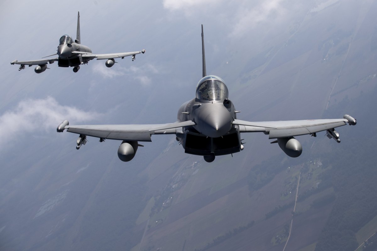 NATO Jets Conducting Baltic Air Policing Mission