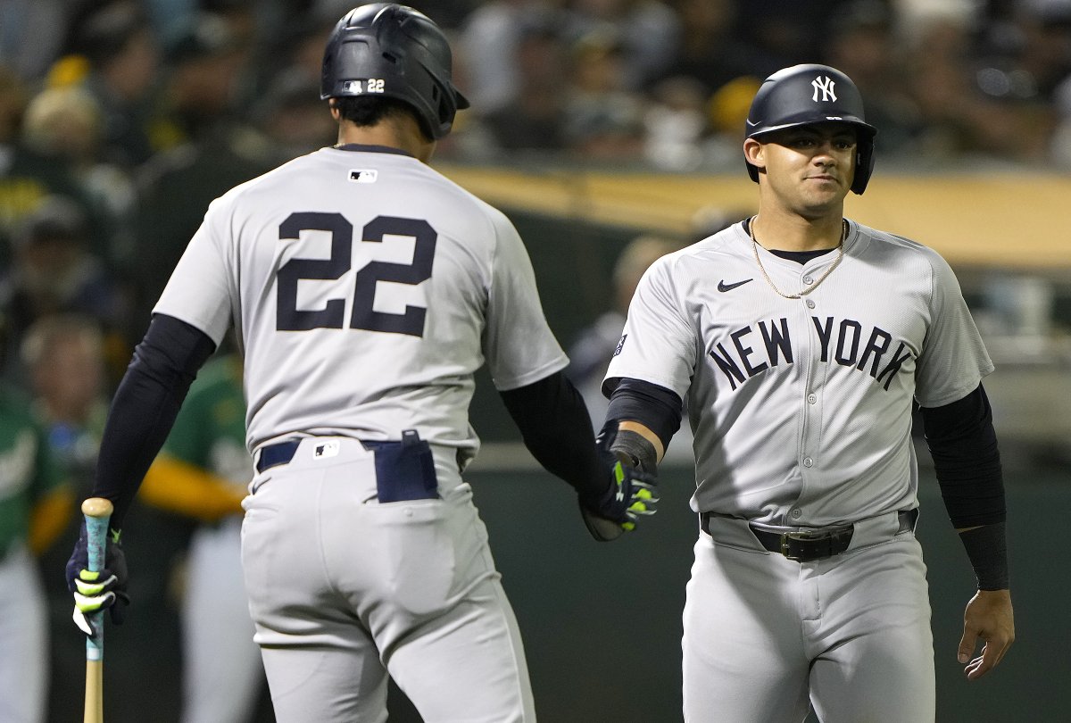 New York Yankees outfielder Jasson Dominguez