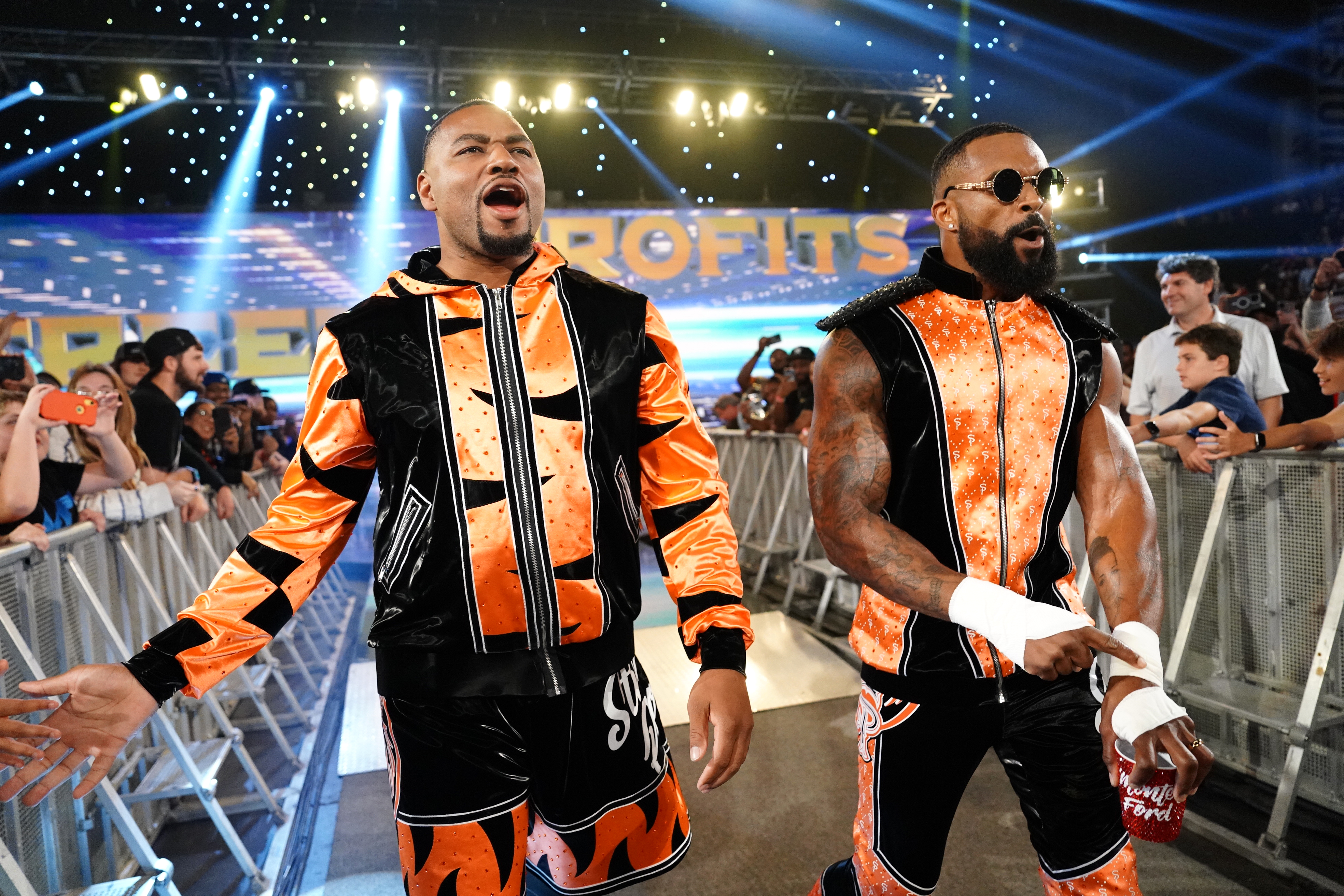 Street Profits Injured, Title Match Changes