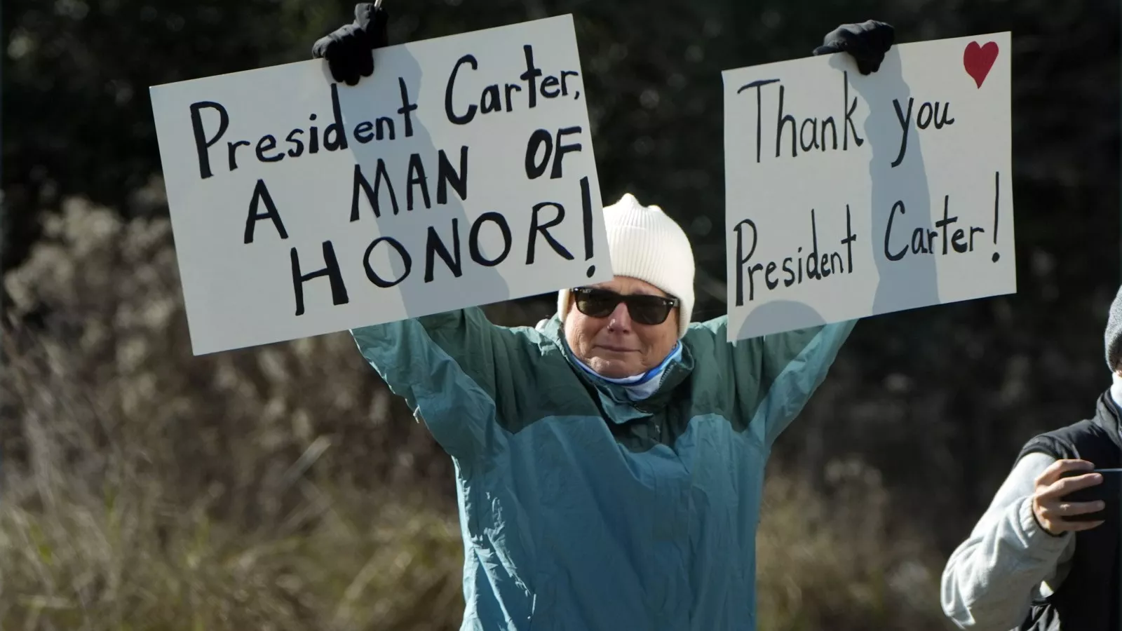 Jimmy Carter funeral observers pay respect to leader -- "Ahead of his time"