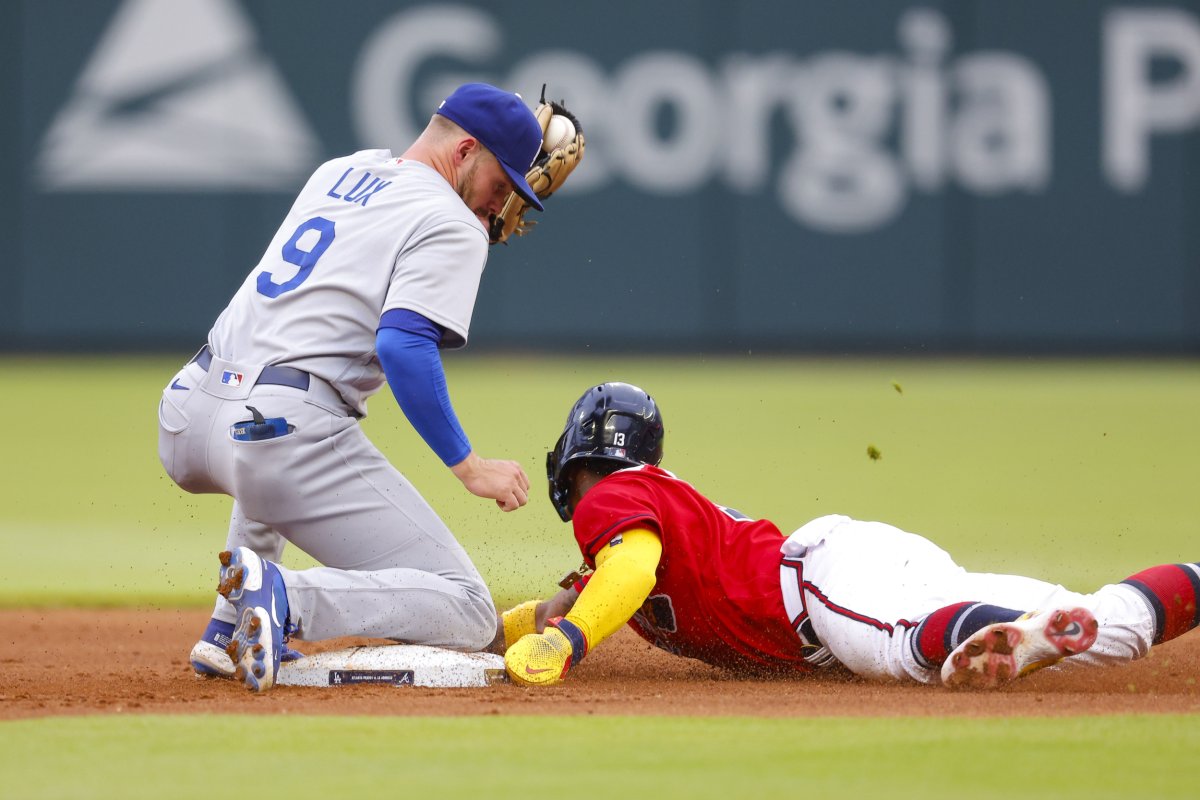 Los Angeles Dodgers infielder Gavin Lux