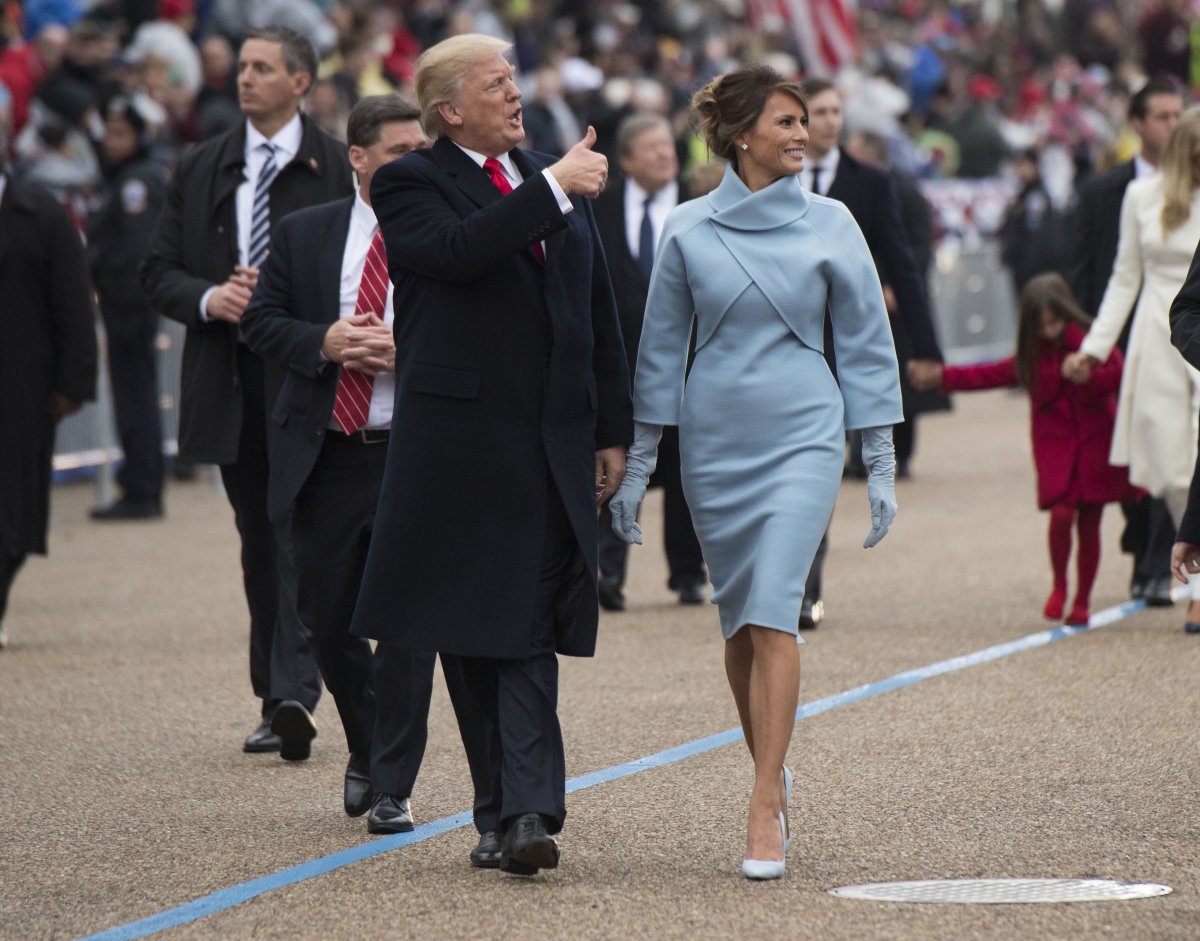 Trump and Melania in DC