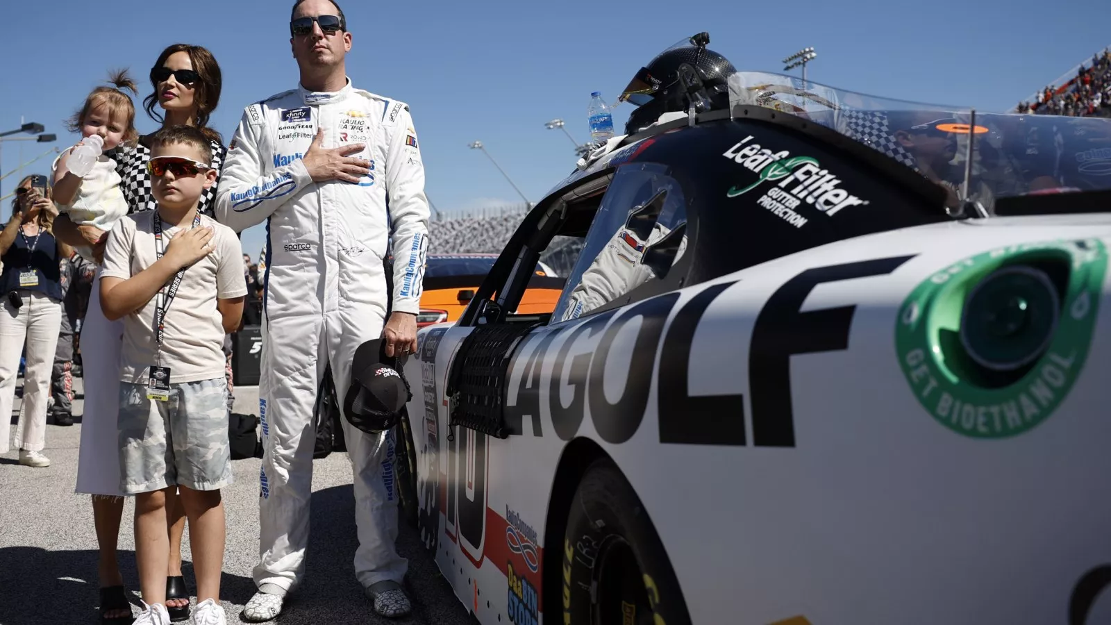 Kyle Busch And Wife Fight Back Tears After Son Brexton's Huge Tulsa Win