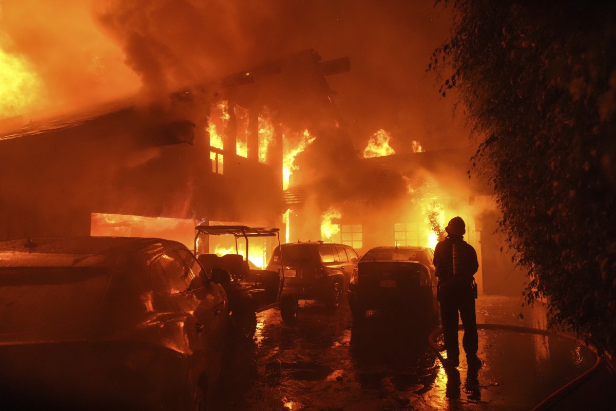 カリフォルニアの山火事