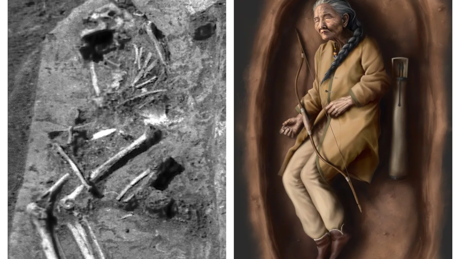 Archaeologists reveal "unique" burial from 1,000 years ago