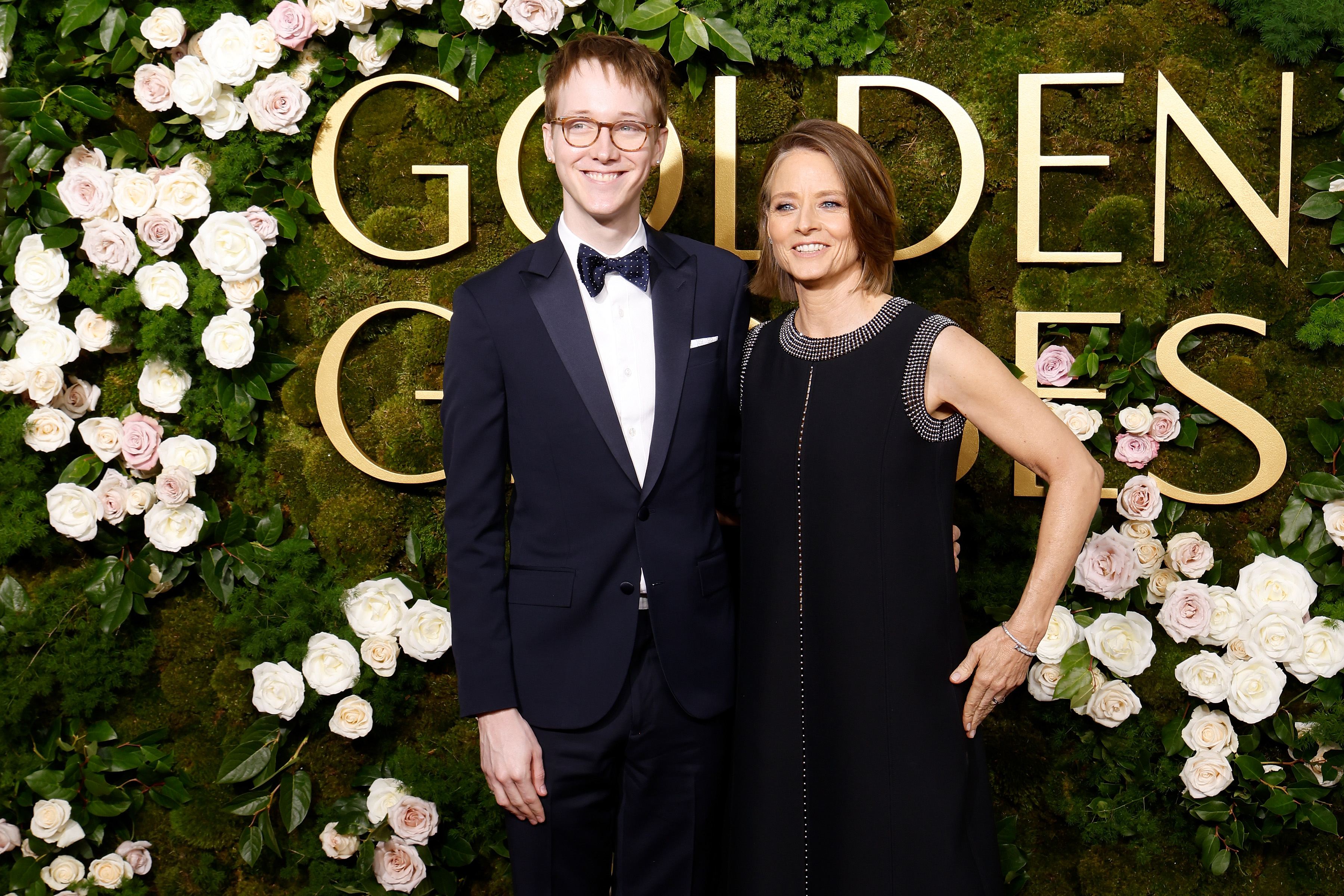 Jodie Foster makes rare appearance with 23-year-old son at Golden Globes