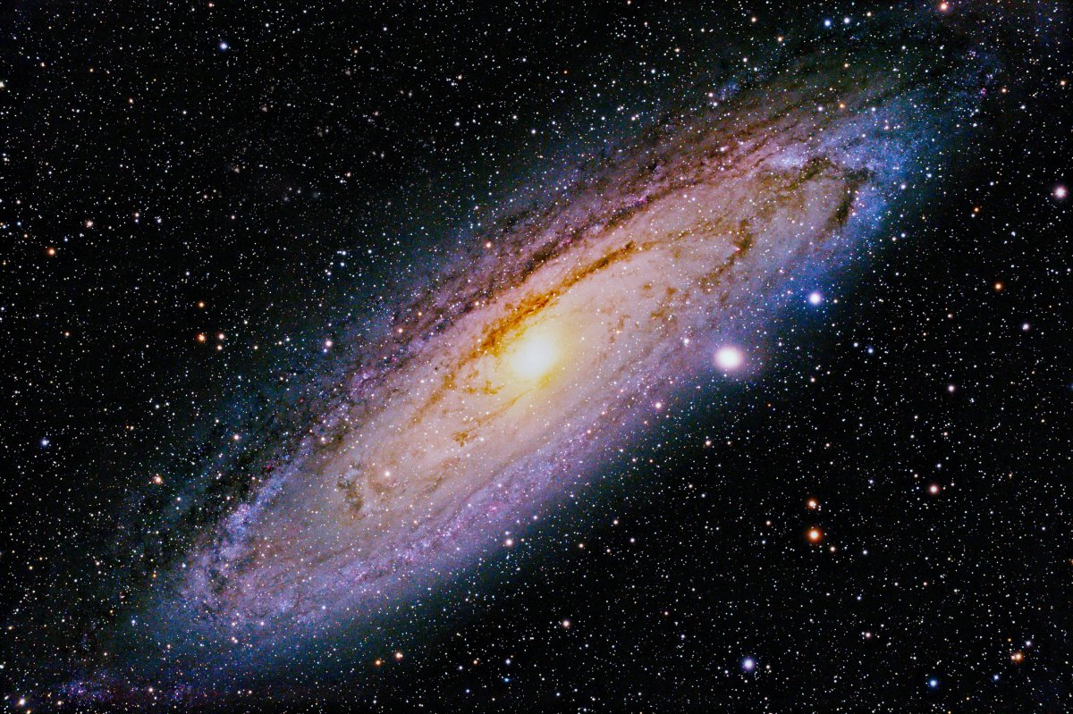 Stock image of a galaxy in space