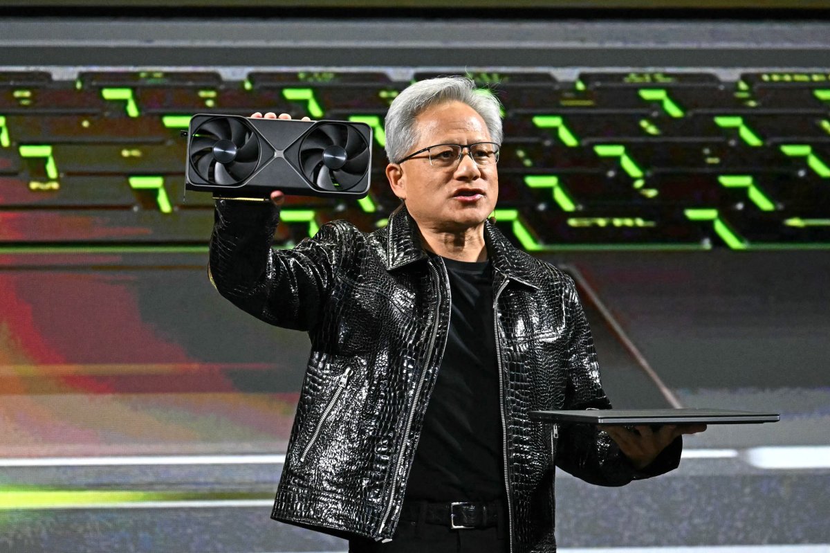 Nvidia CEO Jensen Huang at CES 2025