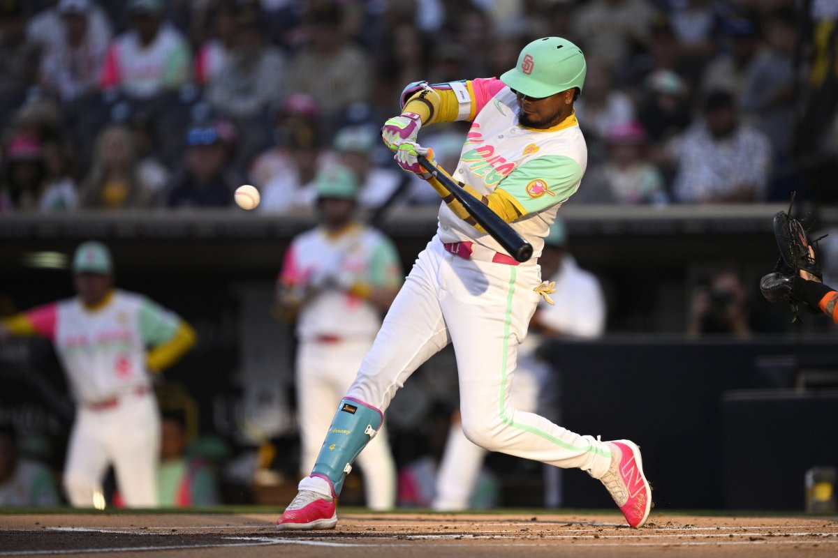 San Diego Padres infielder Luis Arráez