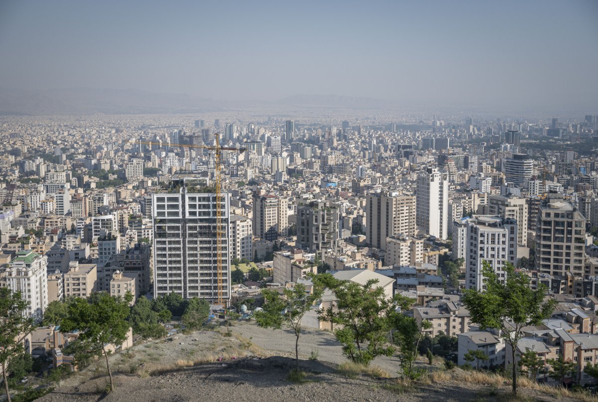 Tehran Skyline in Iran 