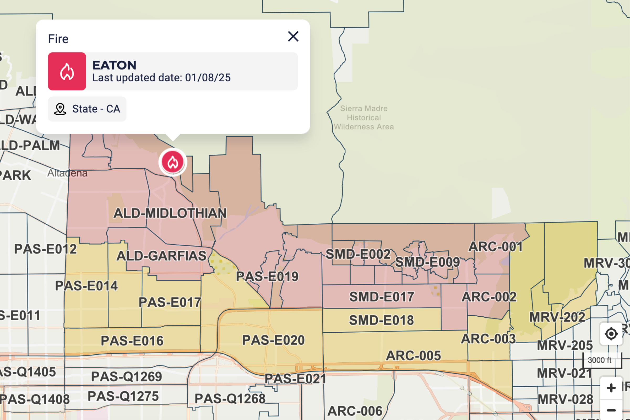 Los Angeles Evacuation Zones Interactive - Eaton Fire Evacuation Zone maps of la fire