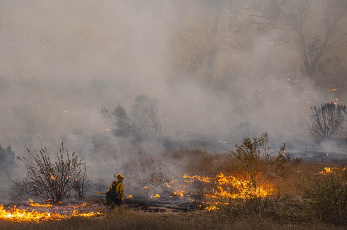 Woodley Fire: Map of Flames in the Sepulveda Basin Near Los Angeles - Newsweek