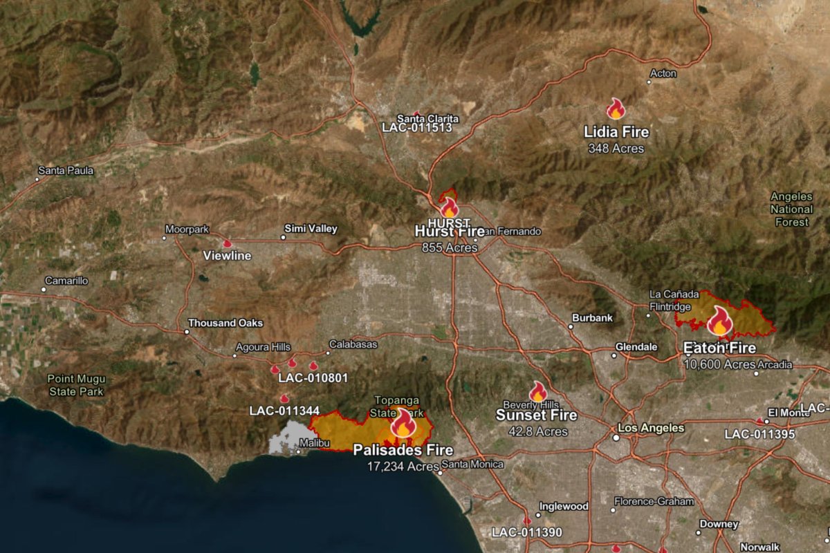 los angeles fires