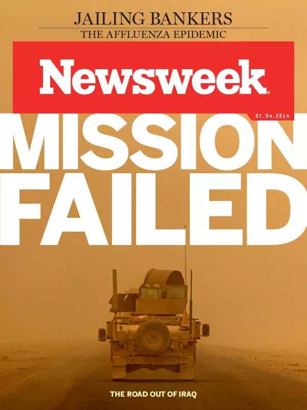 Newsweek cover, July 4, 2014