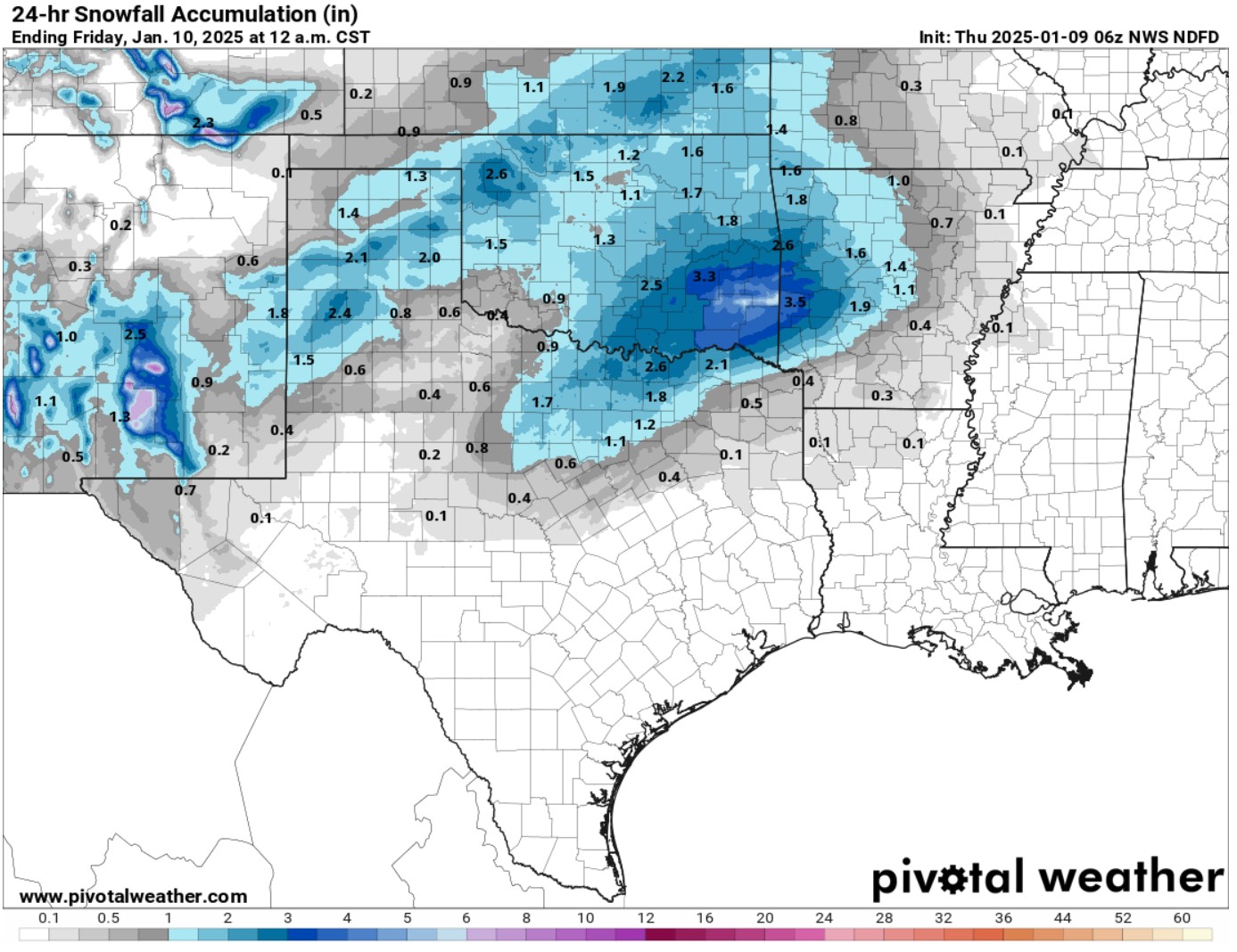 Texas Snow Map Shows Where Millions Face HighRisk Travel Warnings