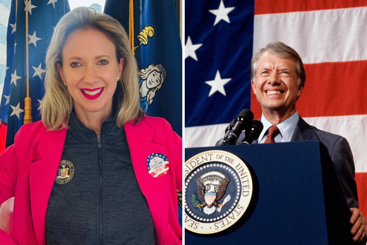 Lucy Lang, President Jimmy Carter