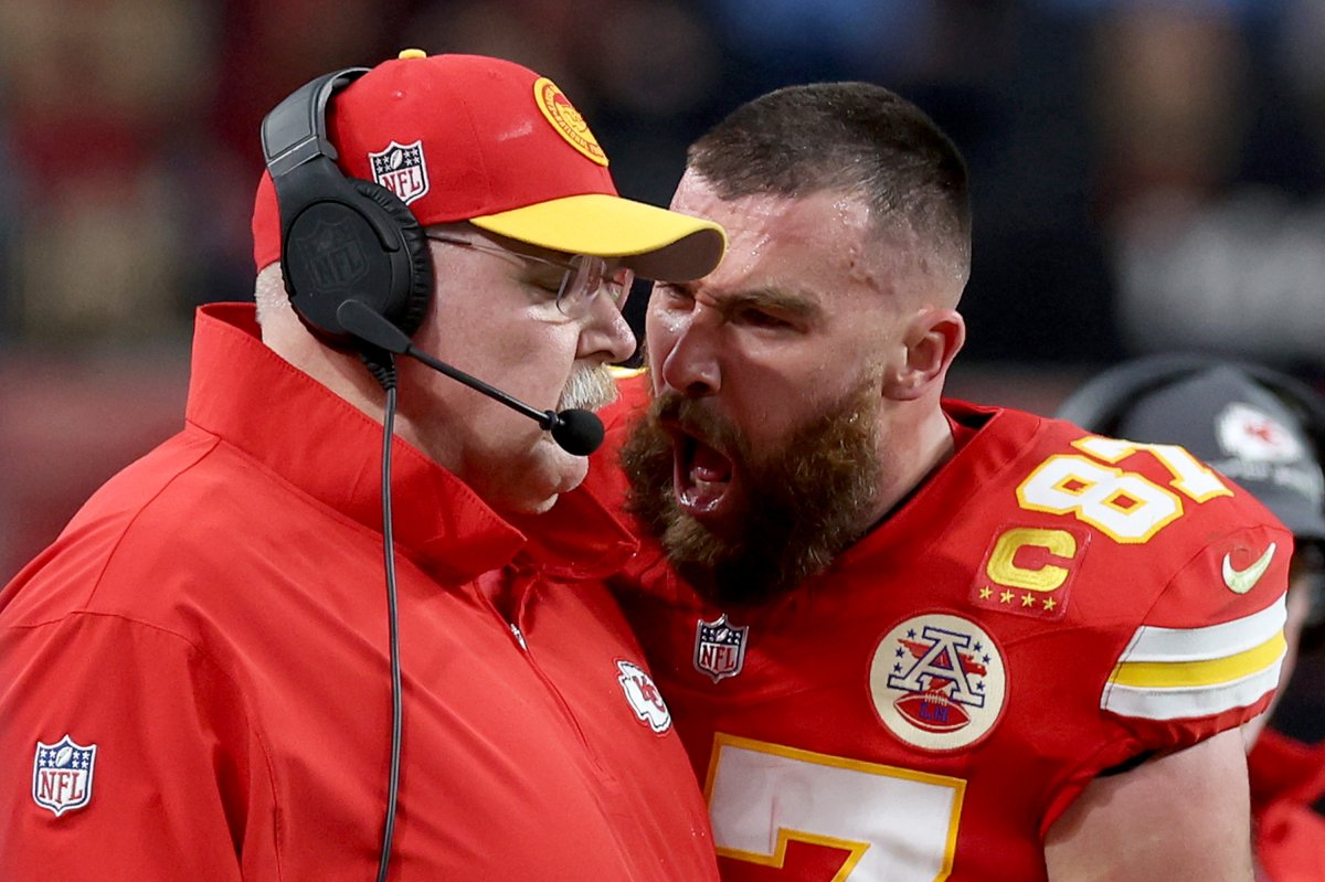 Kansas City Chiefs Andy Reid Travis Kelce