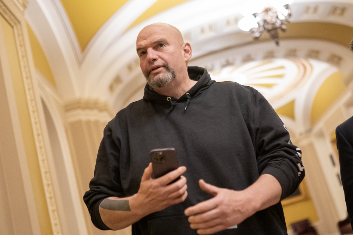 Senator John Fetterman meet President-elect Donald Trump